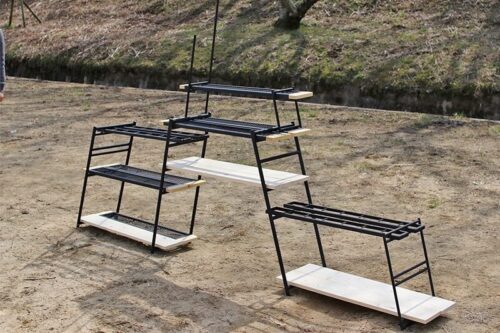 DODテキーラキッチンレッグ】キャンプサイトをおしゃれに収納！調理台