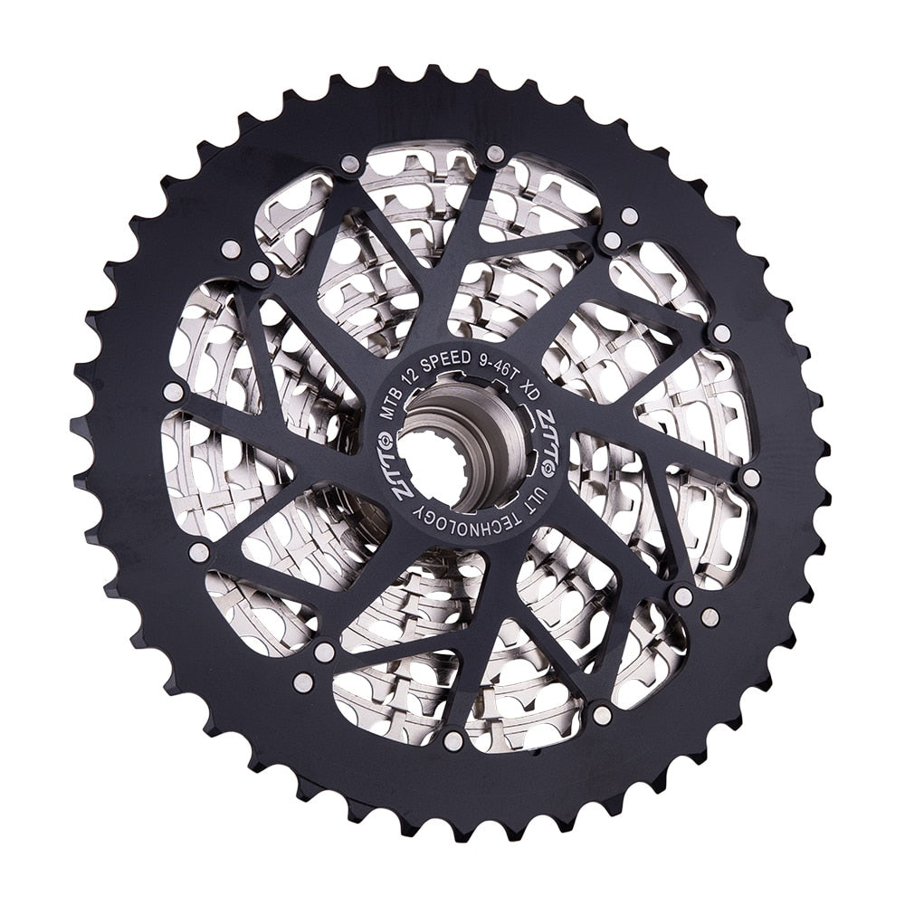ZTTO ULT 12 Speed 9-46T Cassette MTB XD Cassette Ultralight 363g Steel