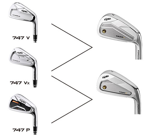 ホンマ ゴルフ ツアーワールド TR20P ポケットキャビティ アイアン