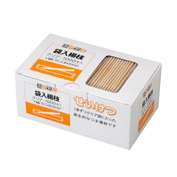 袋入り楊枝 クリア 1000本 [ 4904681504504 ] | A-プライス | A