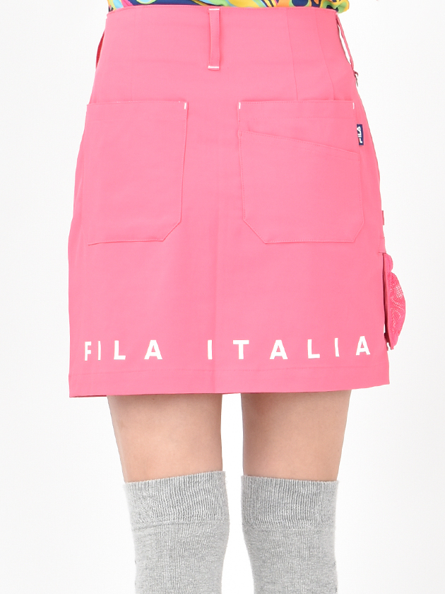 フィラゴルフ ハイウエストスカート 753360（ピンク） | レディース
