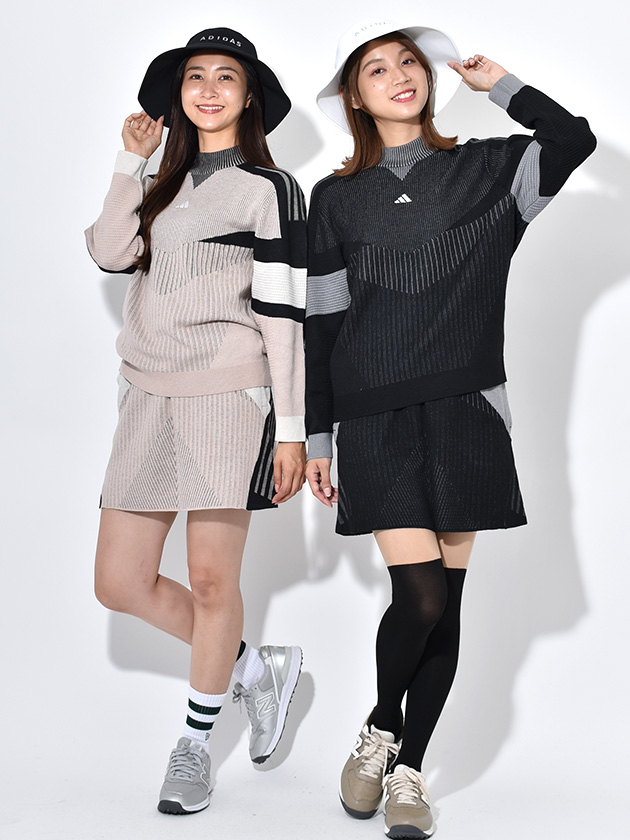 アディダスゴルフ アーカイブグラフィックニットスカート JSB88