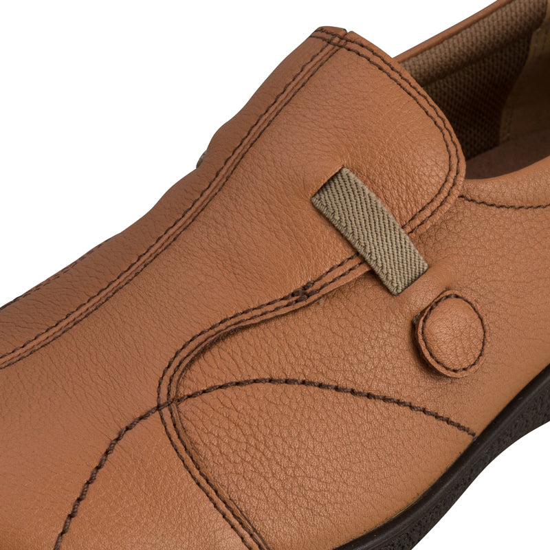 アキレス・ソルボ C 336 キャメル｜牛革3Eスリッポン