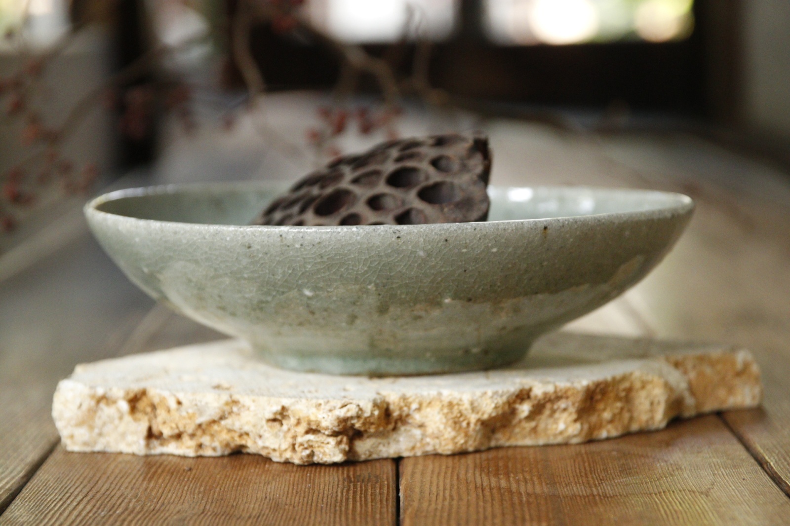 三好敦子 灰釉7寸鉢（ドバイ） －作家もの陶器・うつわ・アートの通信