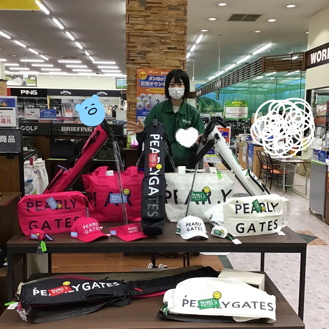 ゴルフ5限定！！】PEARLY GATES(パーリーゲイツ)限定商品入荷