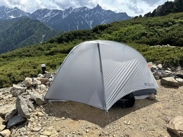 NEMOホーネットエリートオズモ1Pをレビュー-ダブルウォールで657g