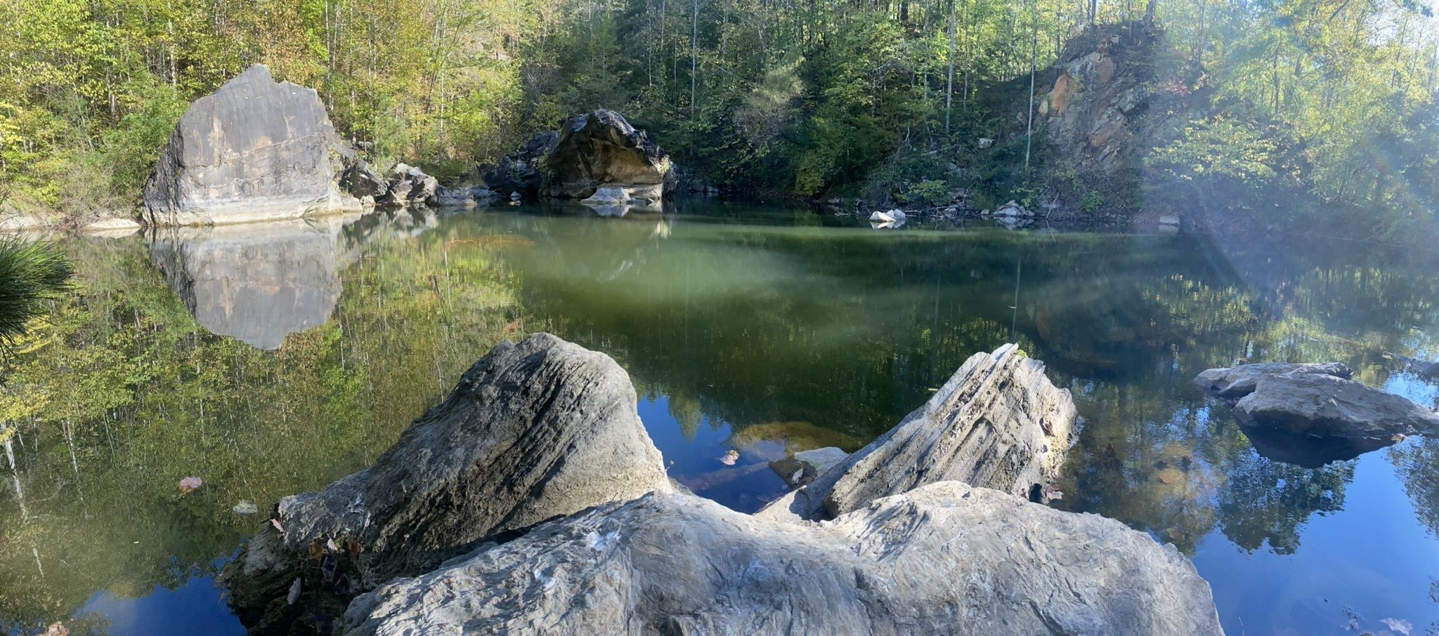 Pine Log Creek Trail Leads To An Abandoned Quarry In Georgia