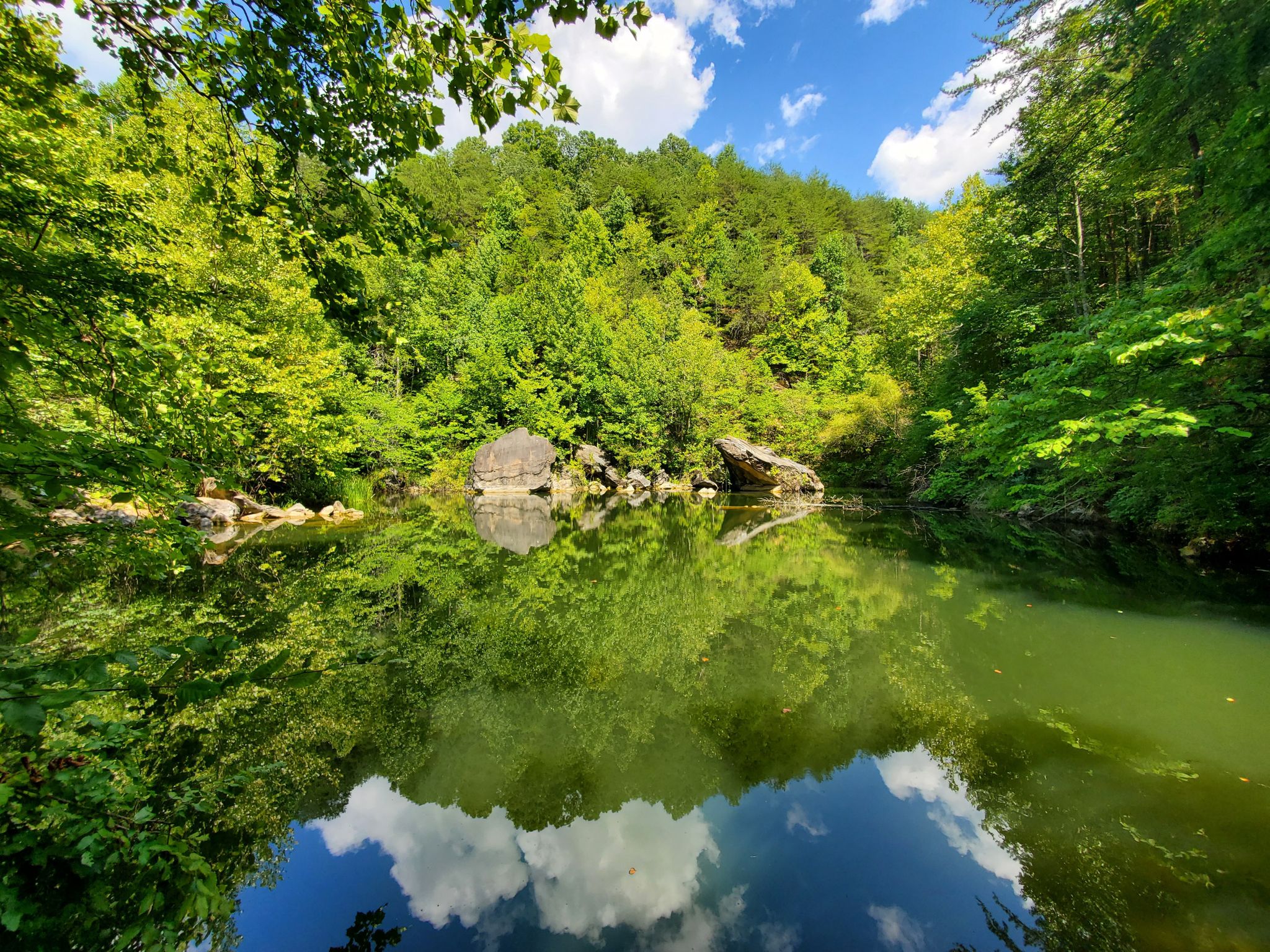 Pine Log Creek Trail Leads To An Abandoned Quarry In Georgia