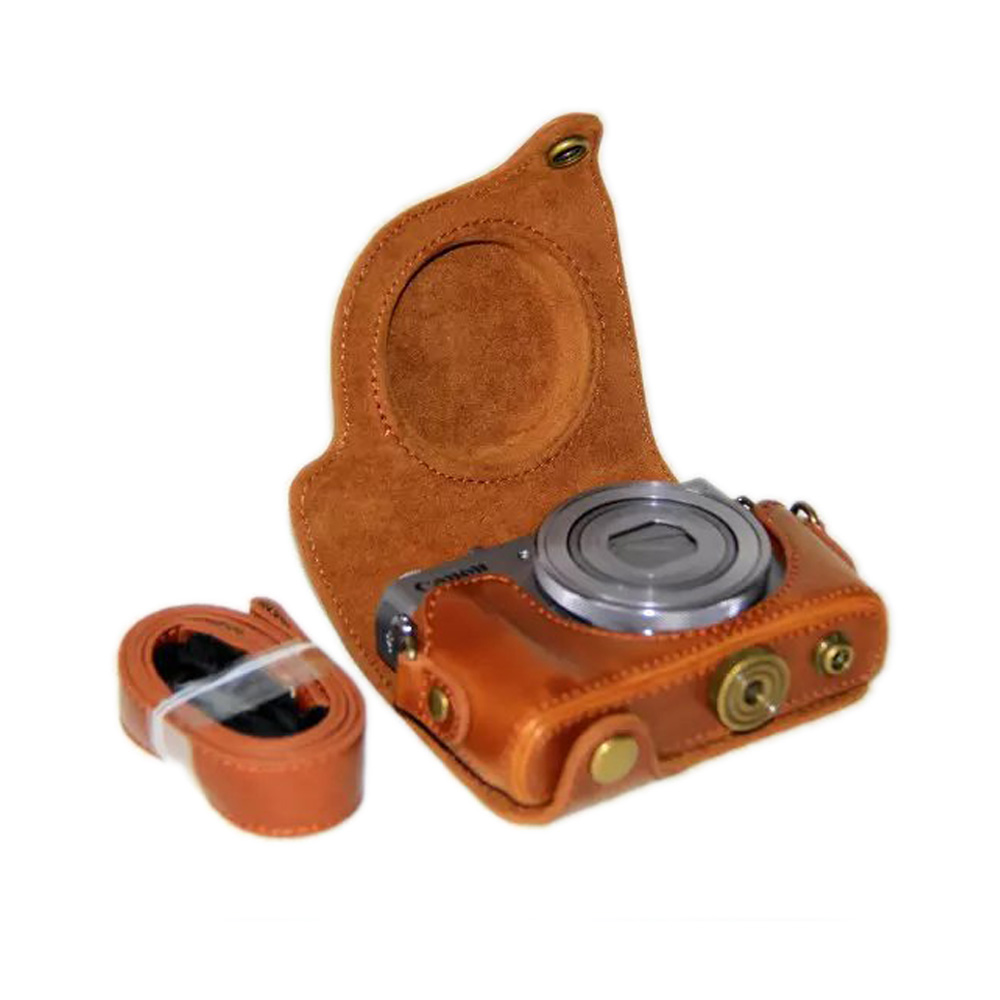 PU レザーケース Canon Powershot G9X Mark II G9X2 G9XII S90 S95