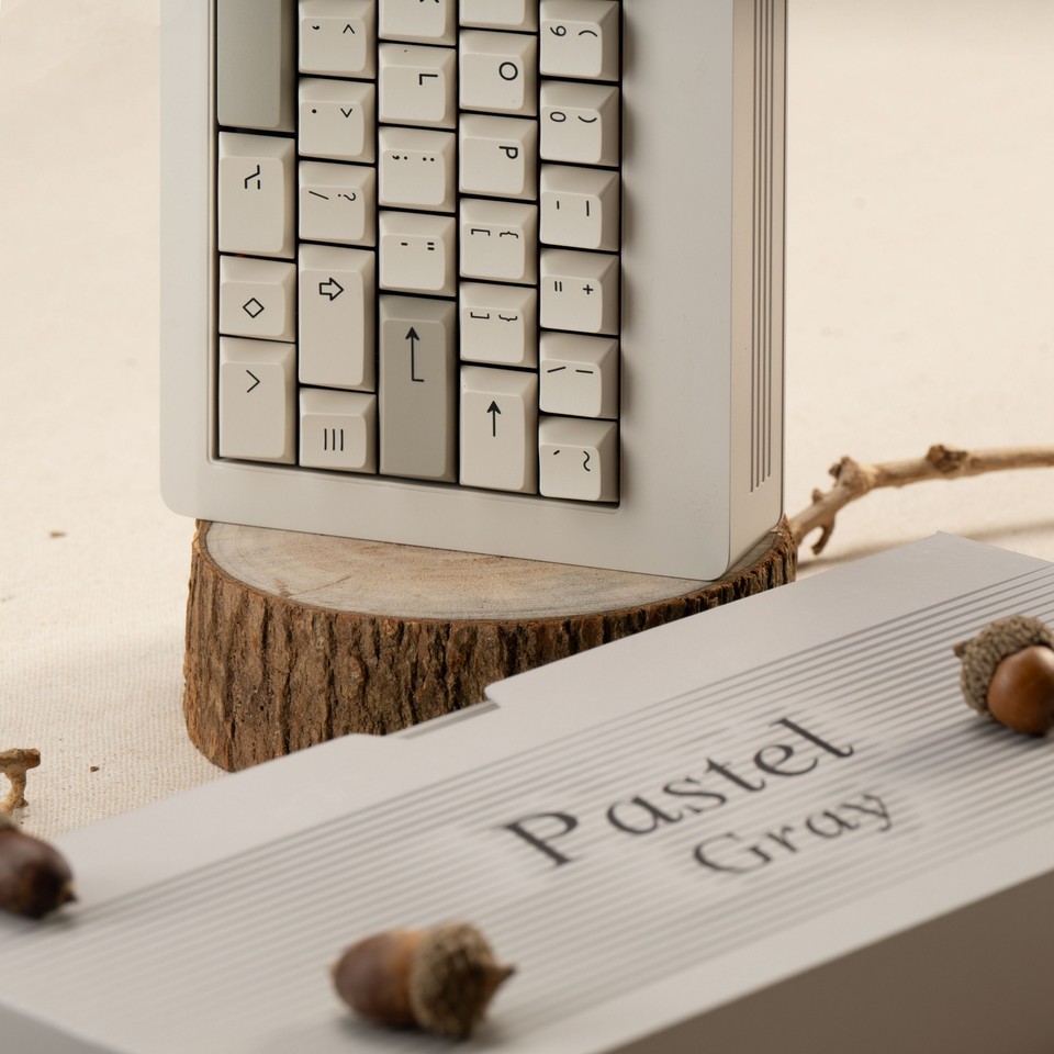 ベースキット] PBTfans パステルグレー PBT素材 チェリープロファイル