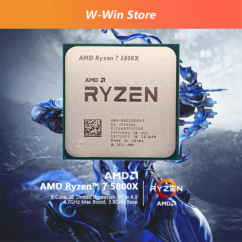 AMD Ryzen 7 5800X R7 5800X 3.8 GHz Eight-Core sixteen-Thread 105W