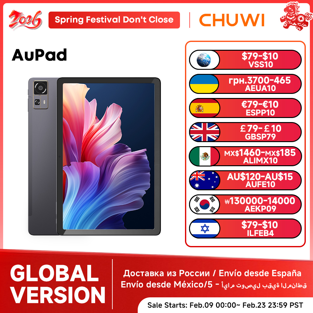 CHUWI AuPad Tablet 10.95-inch 1200*1920 FHD Display Snapdragon 685