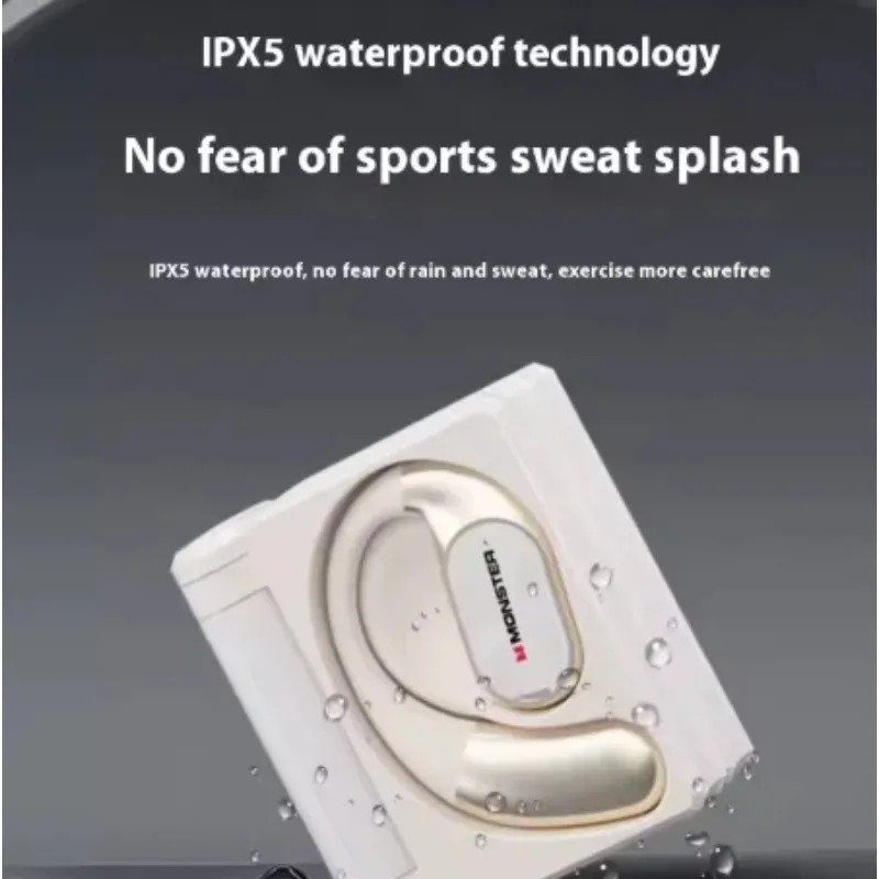 MONSTER AC530 Wireless Bluetooth Earphones Bone Conduction Ear