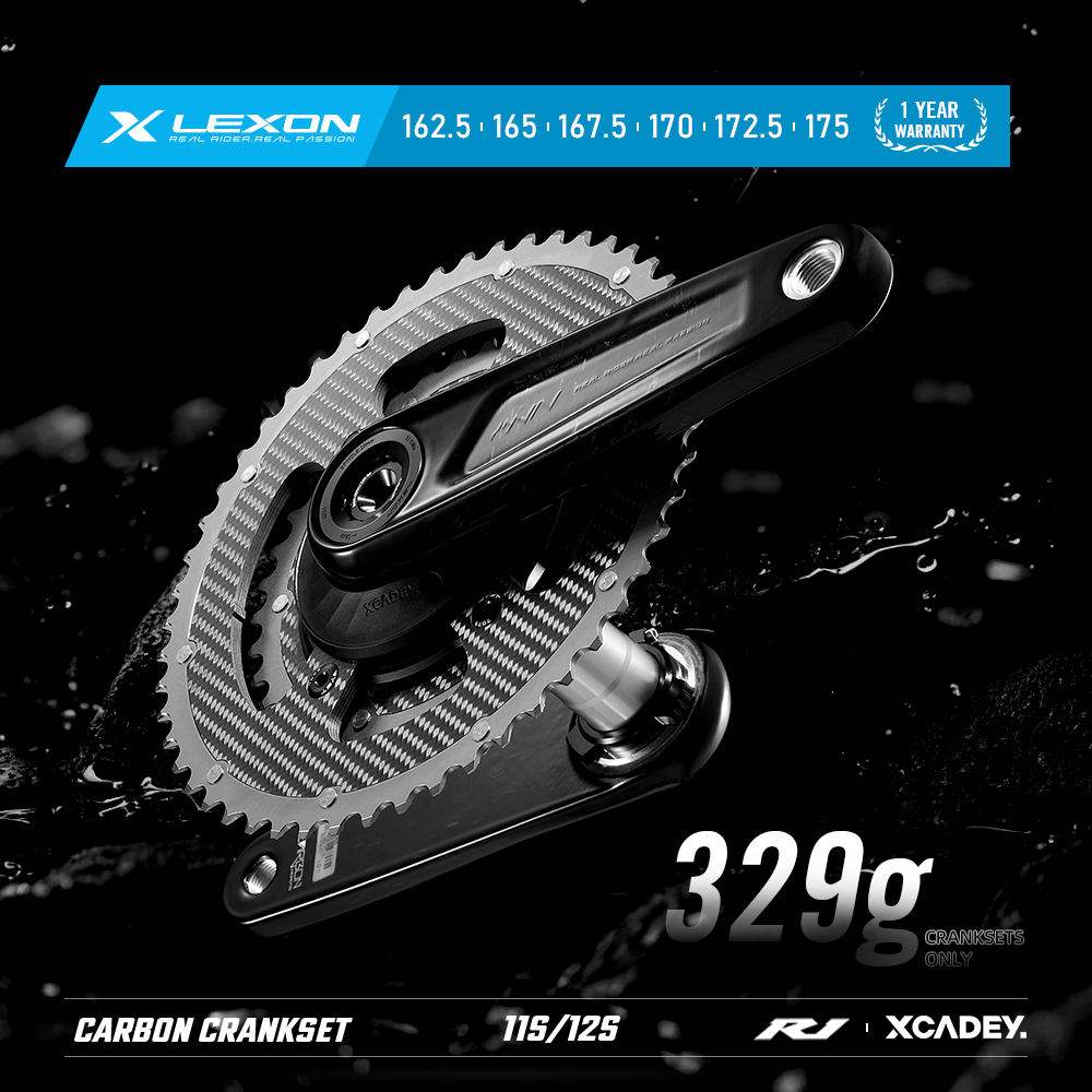 LEXON Road Carbon Cranksets Superlight Carbon Cranksets 329g 29mm