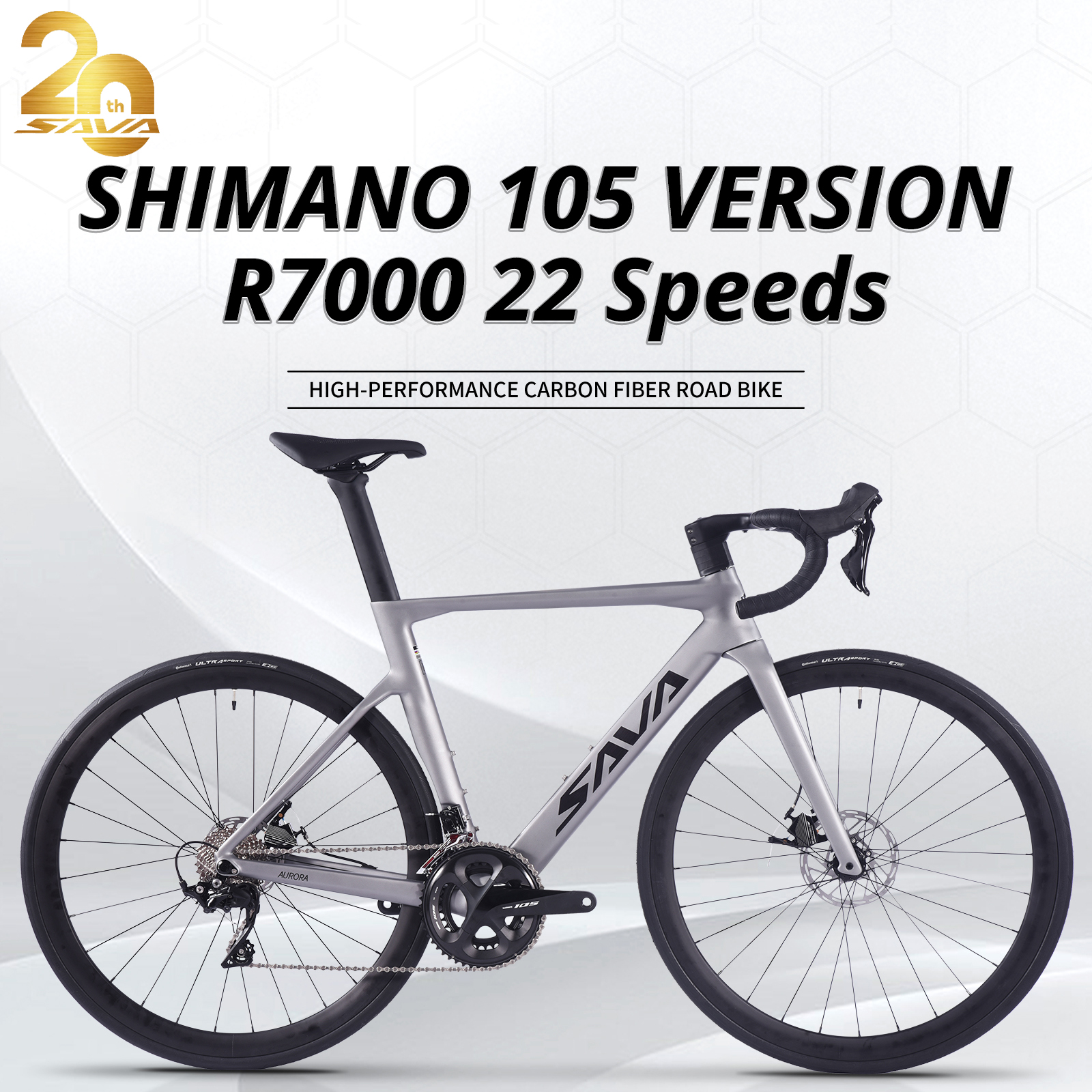 SAVA-A7/A7 PRO 20周年記念エディション、カーボンファイバーロード