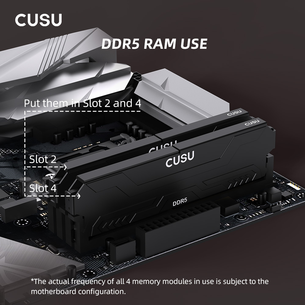 CUSU DDR5 メモリ RAM 32GB 16GB×2 4800MHz 5600MHz 6000MHz 6400MHz