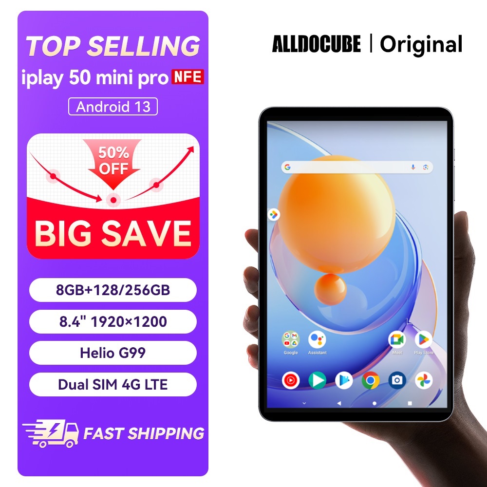 ALLDOCUBE iplay 50 mini pro 8.4in Tablet 5000mAh Long-Lasting RAM