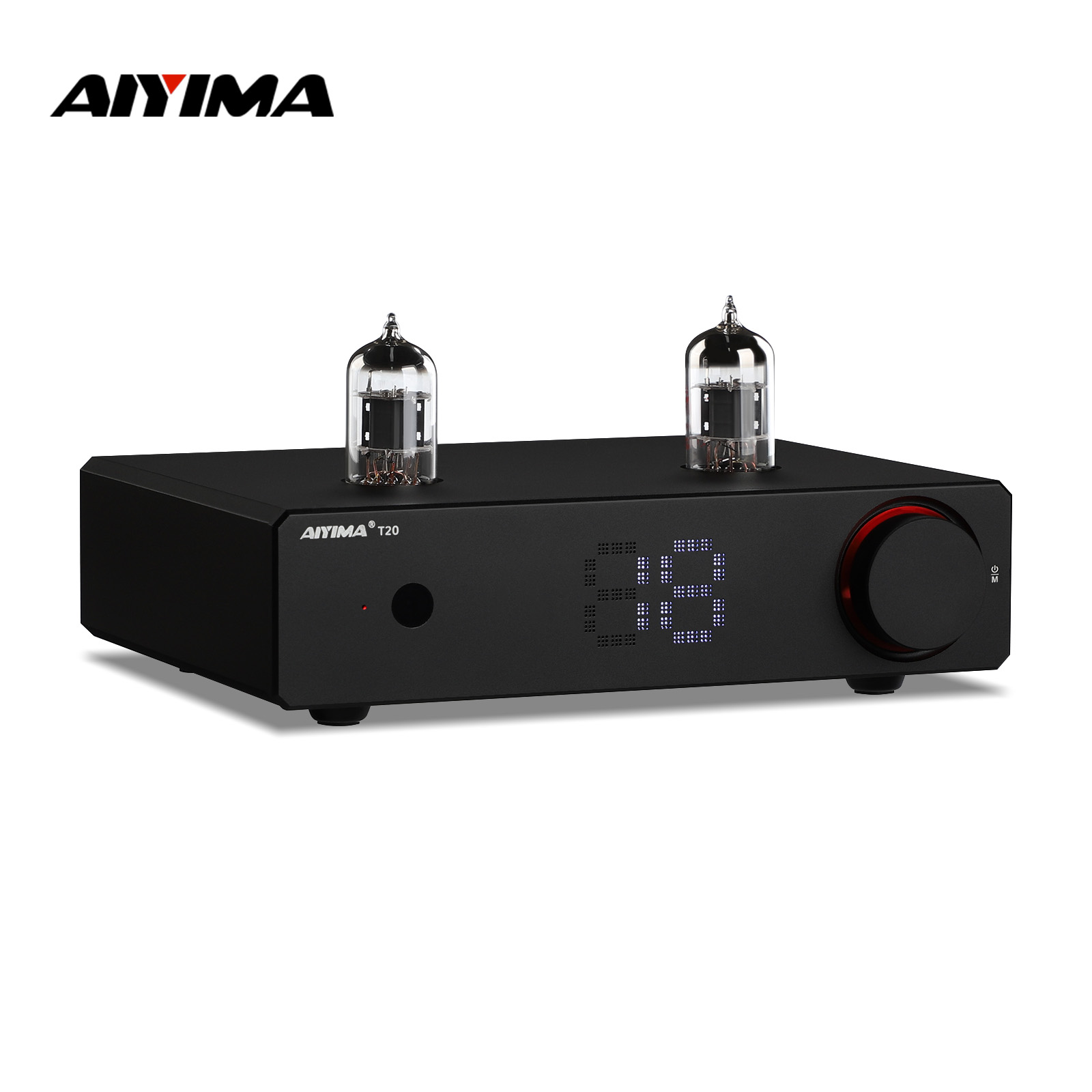 AIYIMA Audio T20真空管プリアンプ フルバランスXLR/RCA出力 ステレオ