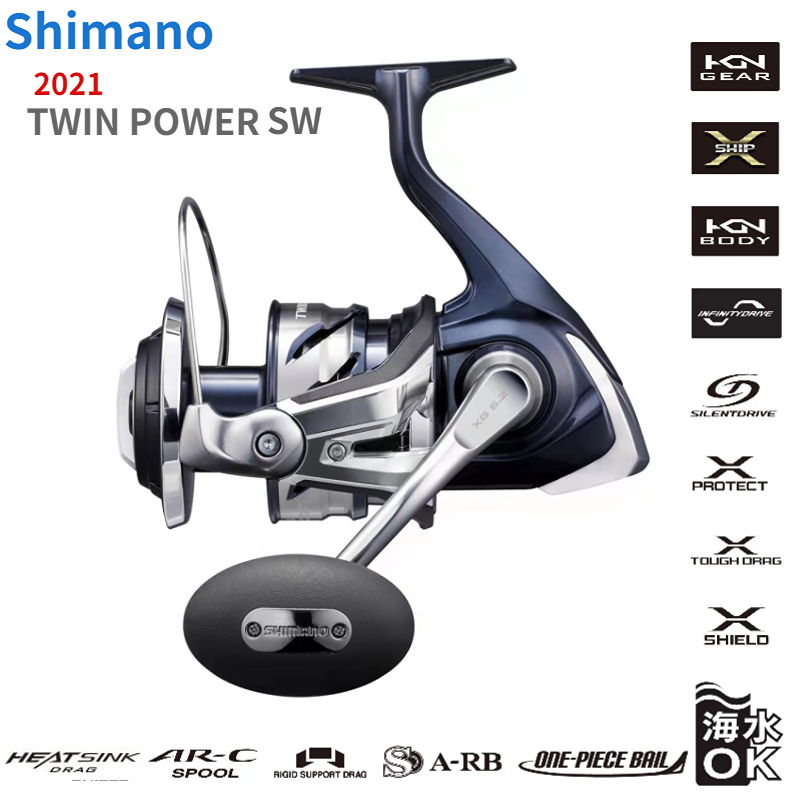 Original 2021 SHIMANO Twin Power Twinpower SW 4000 5000 6000 8000