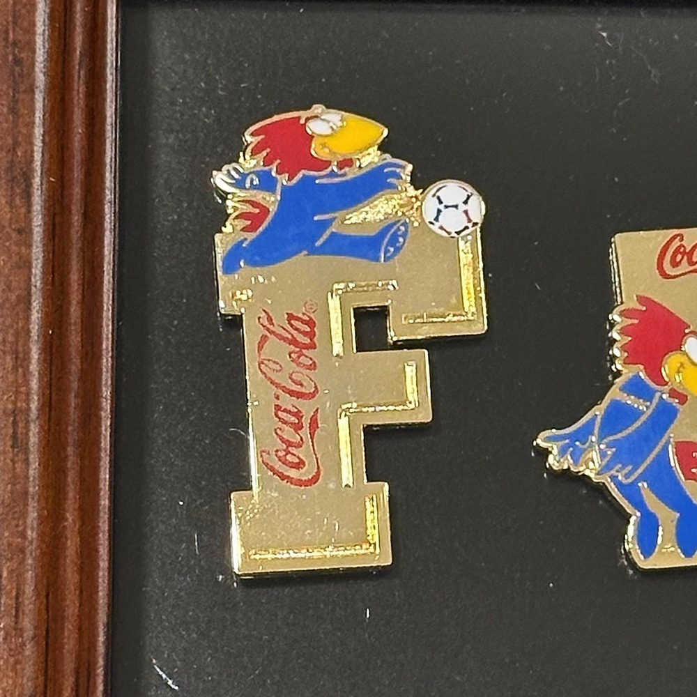 1998年 FIFA フランスワールドカップ コカ・コーラ ピンバッジ全7種