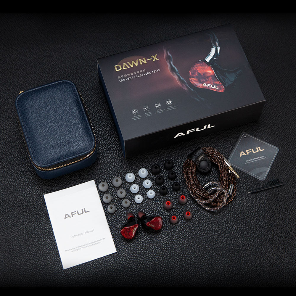 Upcoming AFUL DAWN-X 1DD+8BA+4EST+1BC Drivers In-Ear Earphones
