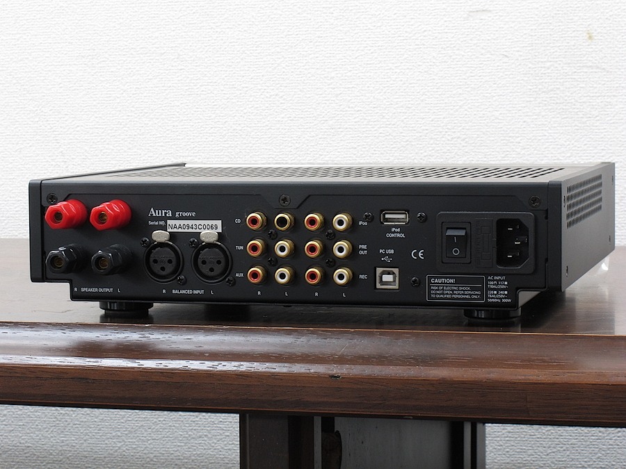 オーラ AURA Aura groove プリメインアンプ 元箱付き @26413 / 中古