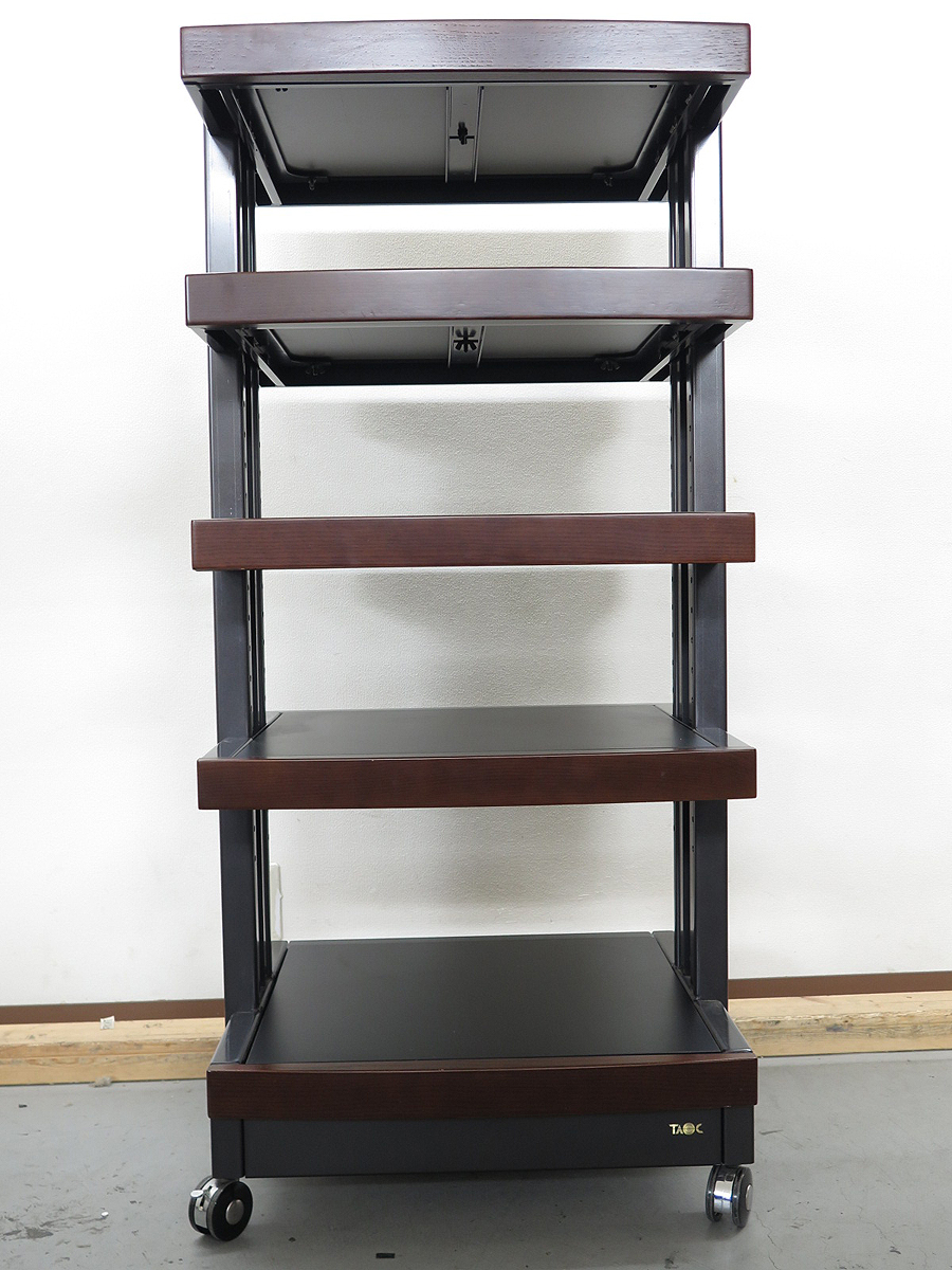 TAOC 3段 オーディオラック キャスター付 防振 設置台 TAOCオーディオ