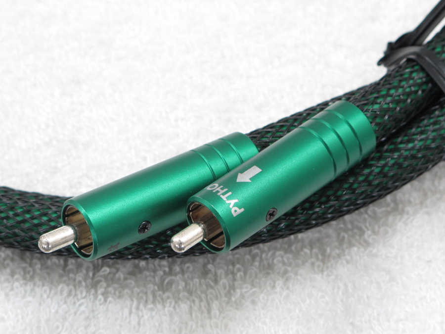 AudioQuest PYTHON RCA (1.0m)ペア RCAケーブル 元箱付 @36473 / 中古