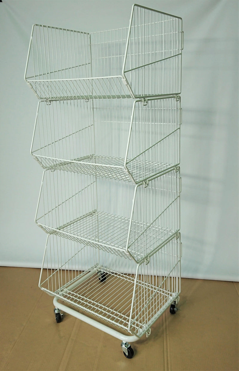 多段式バスケット】ジャンブルスタンド｜店舗備品・店舗什器・販促POP