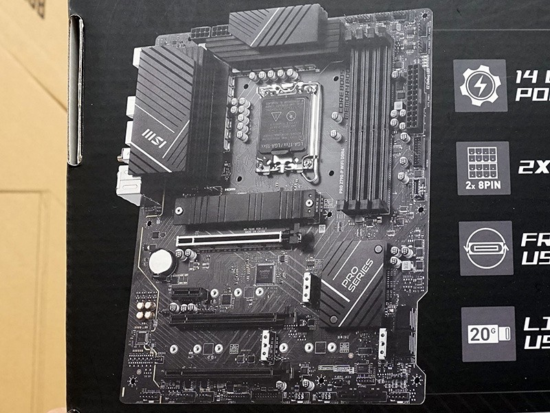 MSIの光らないZ790マザー「PRO Z790-P WIFI DDR4」が入荷、パソコン