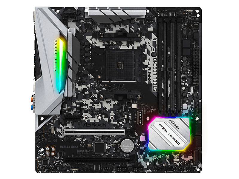 Ryzen向けの高耐久マザー「B450M Steel Legend」がASRockから - AKIBA