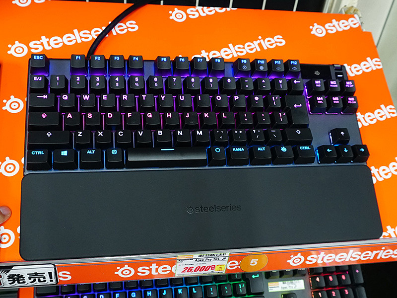 SteelSeriesのコンパクトキーボード「Apex Pro TKL」が発売 - AKIBA PC