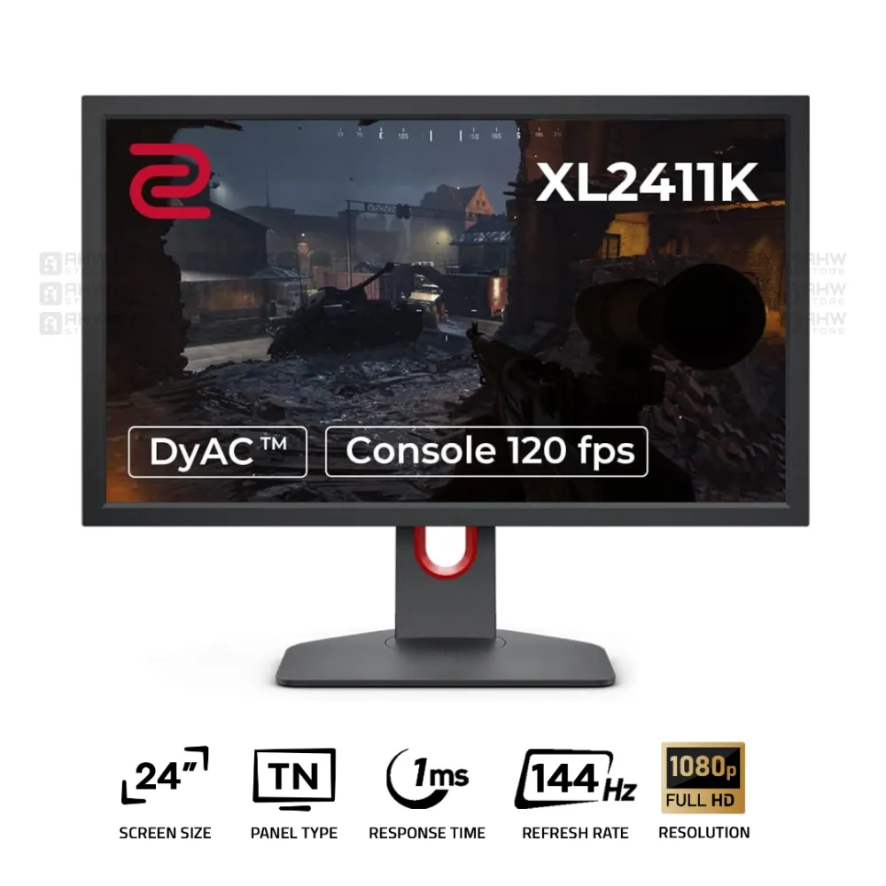 BenQ ZOWIE XL2411K 24 Inch TN 1080p 144Hz Esports Gaming Monitor