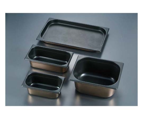 61-6543-32 プロシェフ 18-8 ノンスティックGNパン 1/2 20mm 3567410