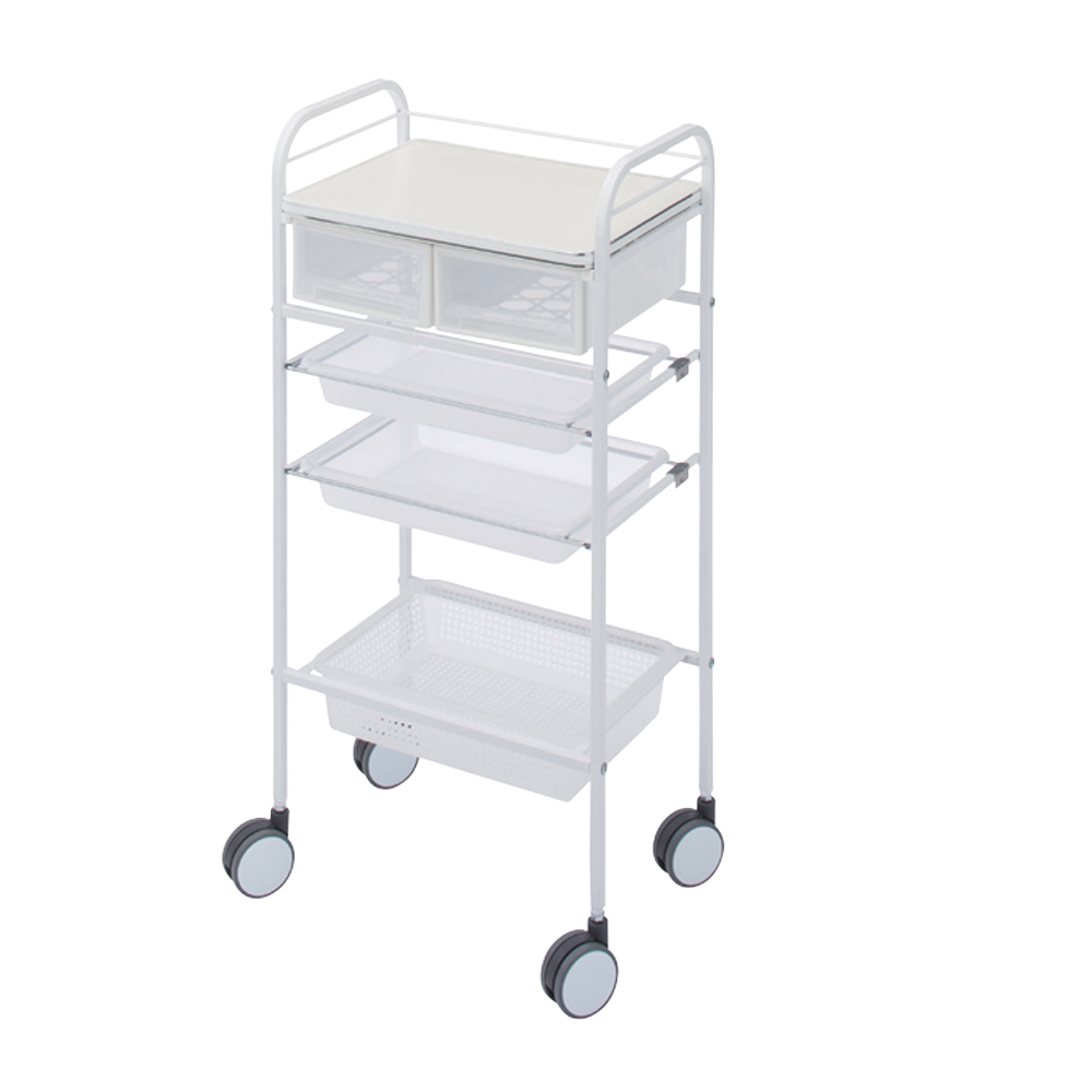 0-9224-01 カラーセット台(C-208) ホワイト 416×300×890mm 12081