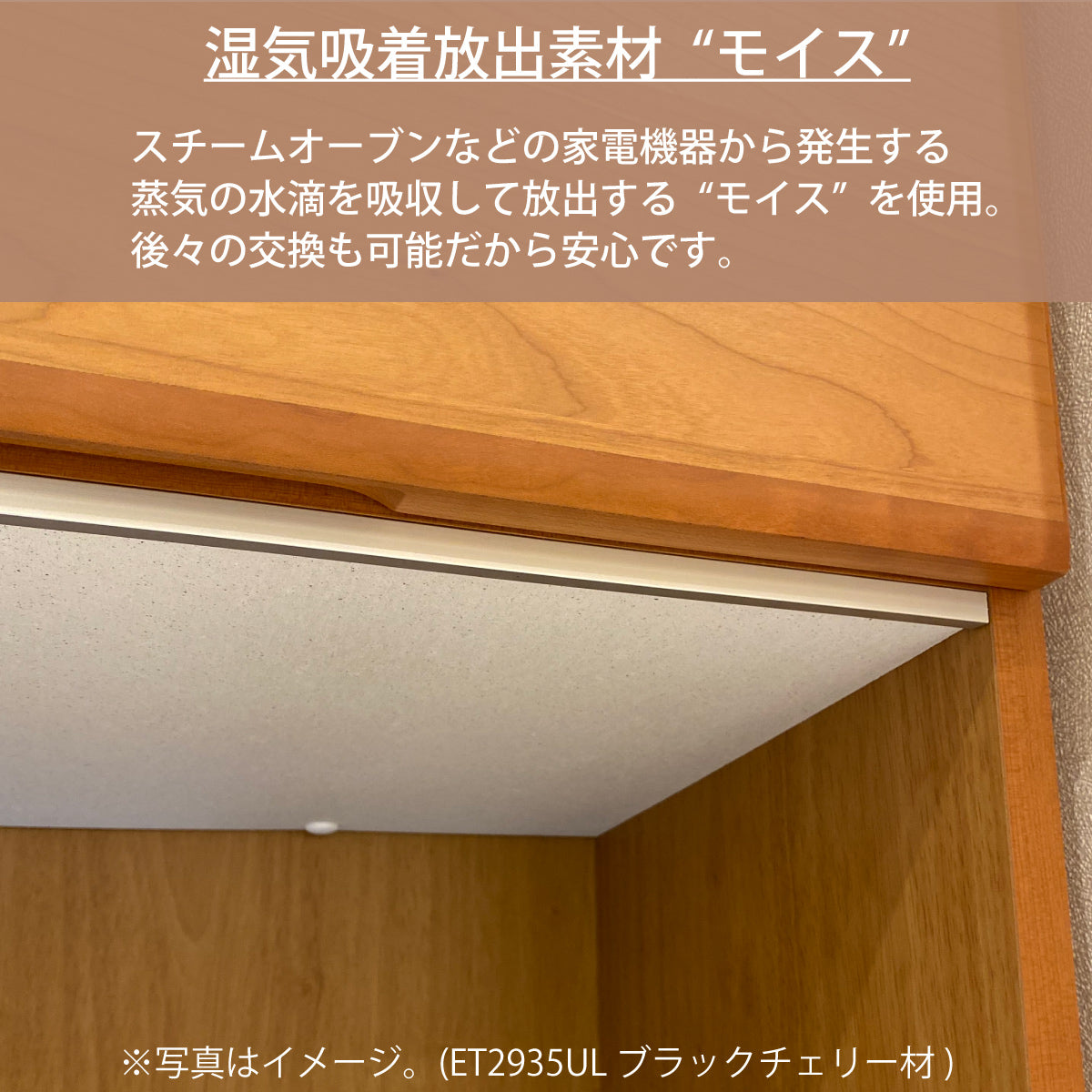 カリモク 家電収納棚 ET2935 レンジ台 キッチン 幅67.4cm 耐震対策