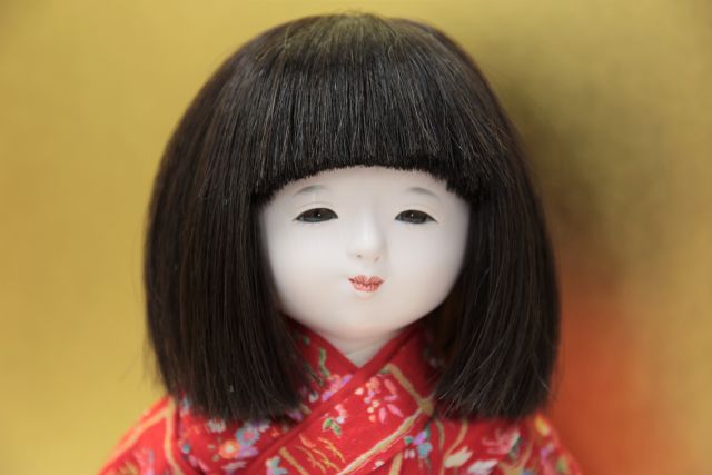 ミニ5号の市松人形です。伝統工芸士の作品です。 | 岡崎市｜味岡人形