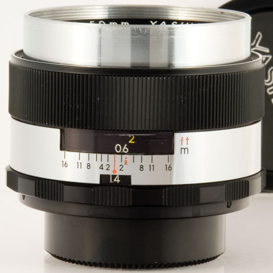 The Yashica Yashinon-DX 50 mm f/ 1.4 Lens. Specs. MTF Charts. User