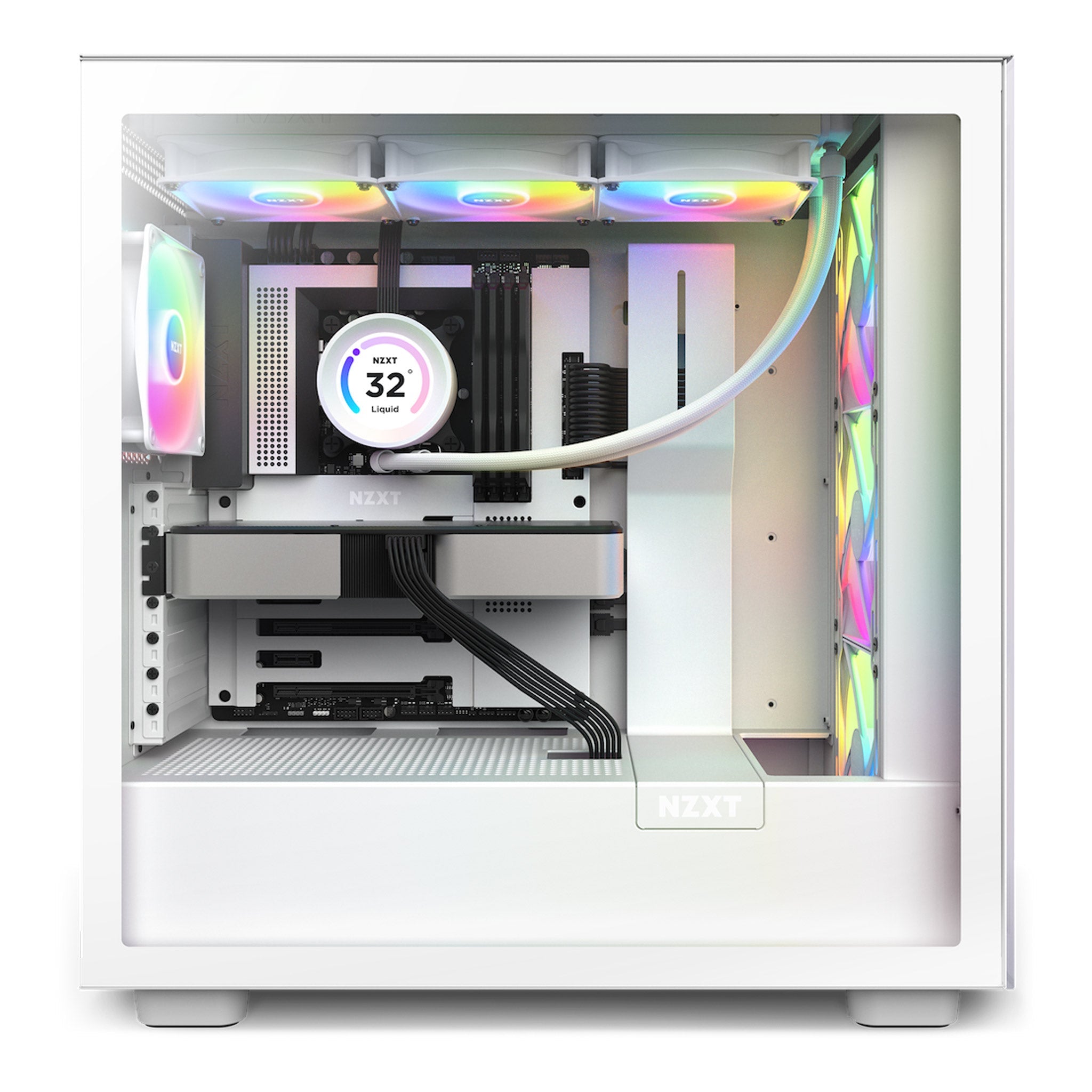 NZXT RL-KR36E-W1 Kraken Elite 360 RGB 360mm AIO Liquid Cooler with LCD