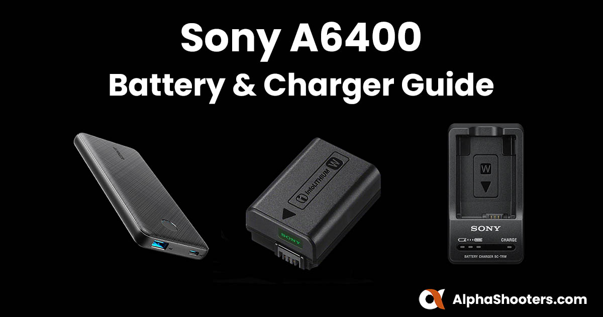 Sony A6400 Battery & Charger Guide - Alpha Shooters