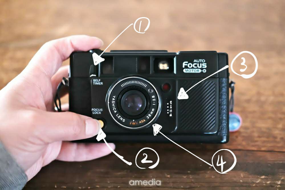 作例】Yashica Auto Focus Moter-Dは全自動で初心者でも楽しめる