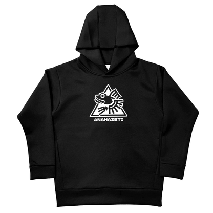 ダンボールニットプルオーバーパーカーブラック – Anahazeti