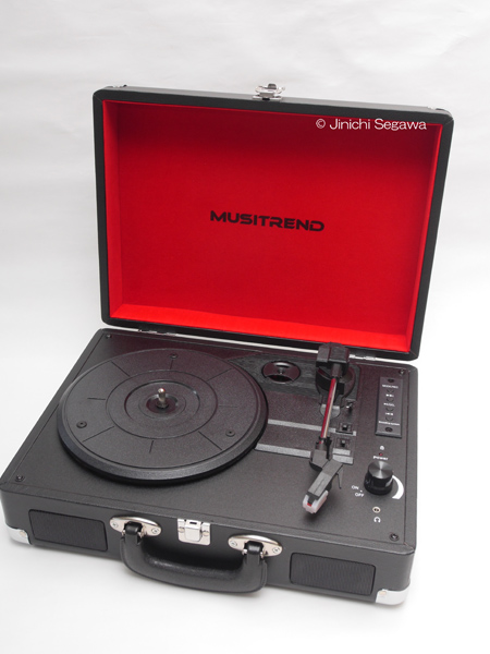 Musitrend レコードプレーヤー スーツケース型 を使ってみた