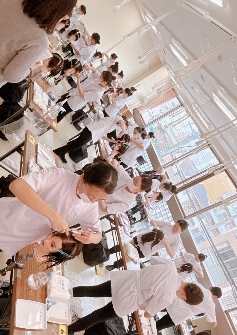 美容師専攻】国家試験直前対策 | さくらんニュース | 安城生活福祉高等