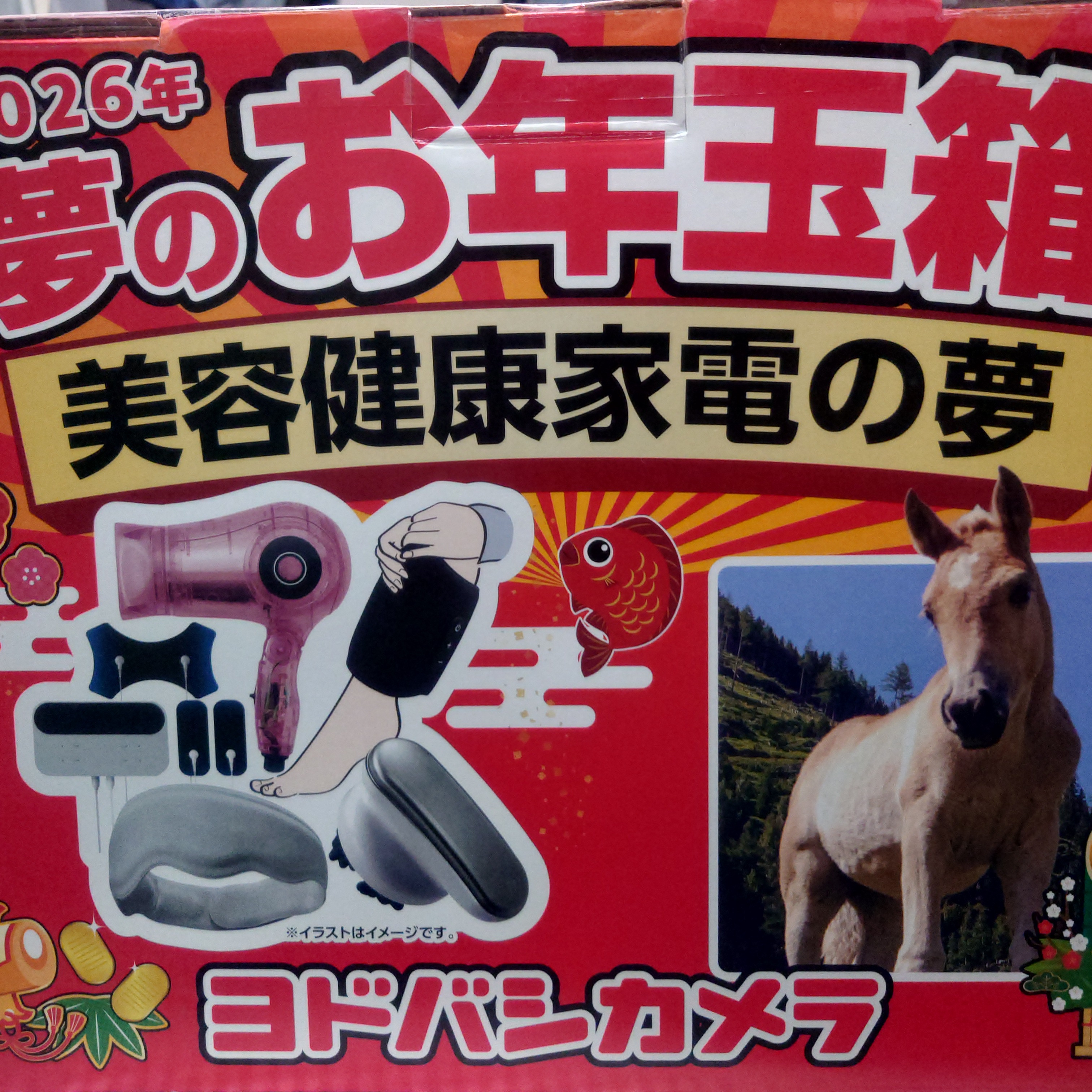 ヨドバシカメラ福袋（お年玉箱）2026「美容健康家電の夢￥10,000」福袋