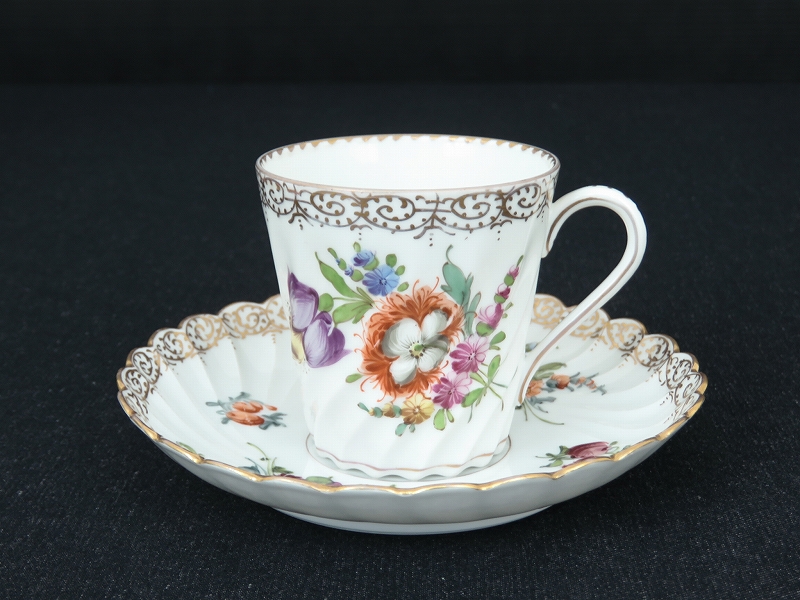 ドレスデン（Dresden）の カップ & ソーサー ドイツのアンティーク雑貨