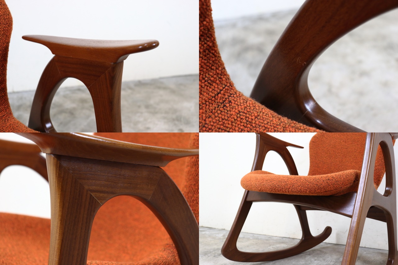 Erhardsen Andersen ロッキングチェア デンマーク ヴィンテージ 北欧