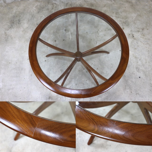 G-PLAN ジープラン スパイダーテーブル ガラストップ コーヒーテーブル