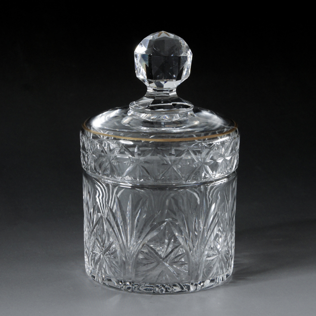 オールドバカラ「イエール HYERES 蓋物」《アンティックかとう》