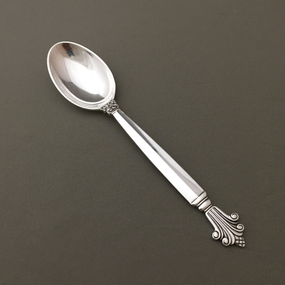 ジョージ・ジェンセン「“Acanthus” コーヒースプーン 長さ11.5cm